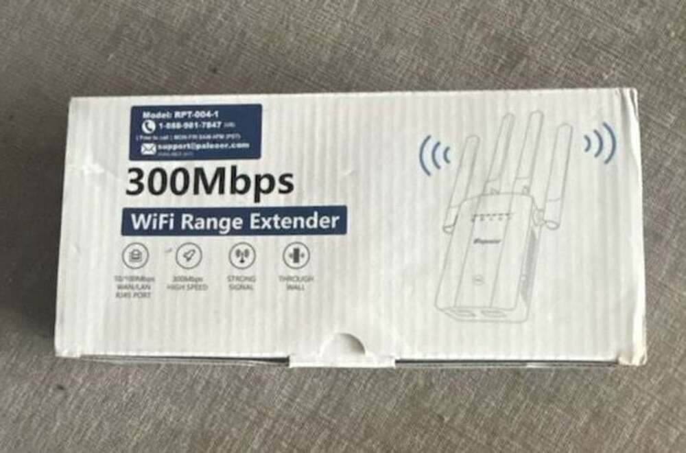 Paleoer 300Mbps WiFi Range Extender RPT-004-1